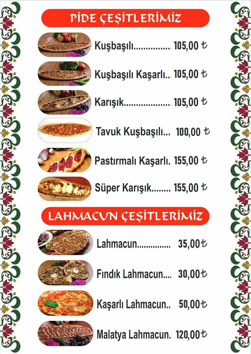 tarihi saray pide