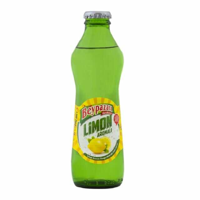 meyveli soda şişe